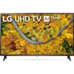 LG 43UP7550PVG 43 inches 4K Active HDR webOS Smart TV with AI ThinQ